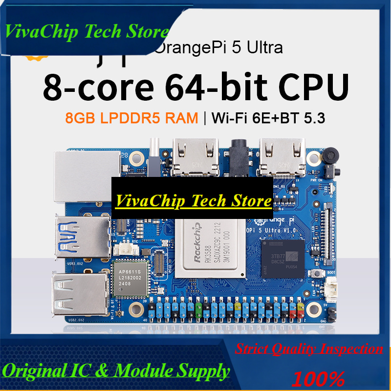 Rk3588 Mini Pc Board - Vivacp Orange Pi 5 Ultra, 8GB