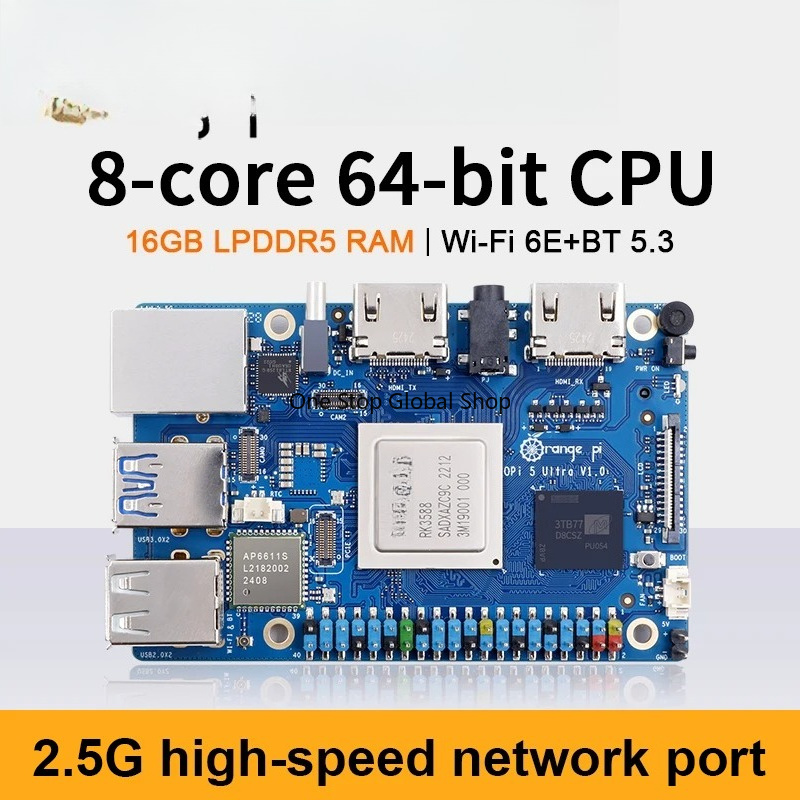 Rk3588 Mini Pc Board - Pi 5 Ultra, 16 GB de