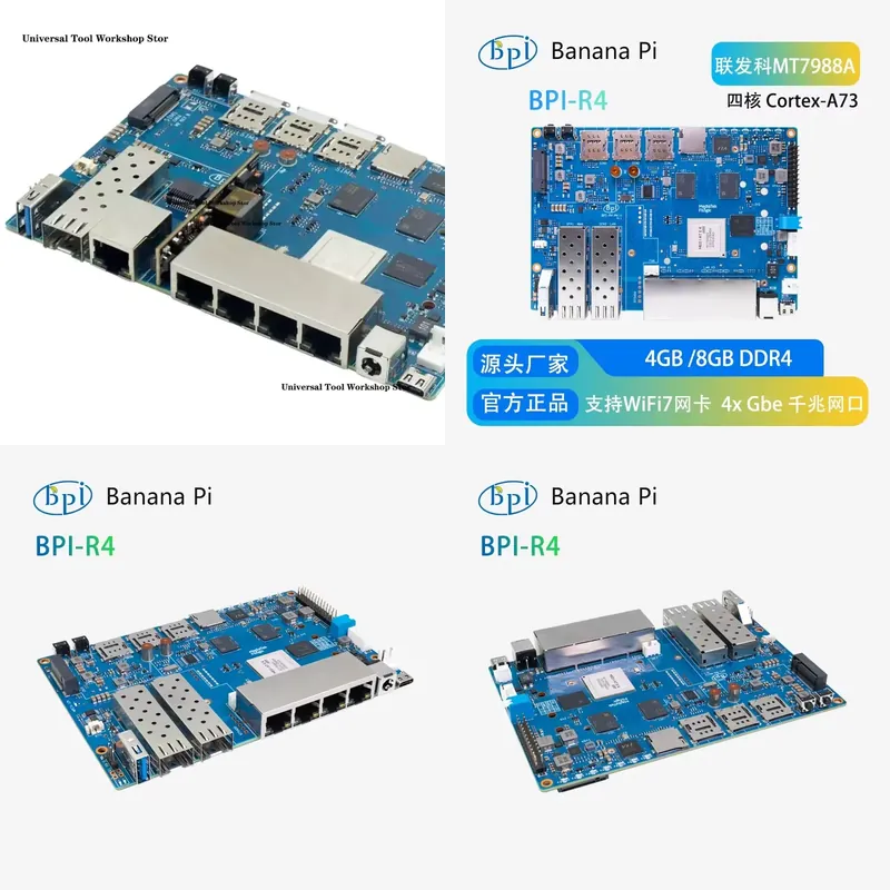 Bananapi Bpi R4 Wifi 7 - Placa Router WiFi 7 Banana Pi