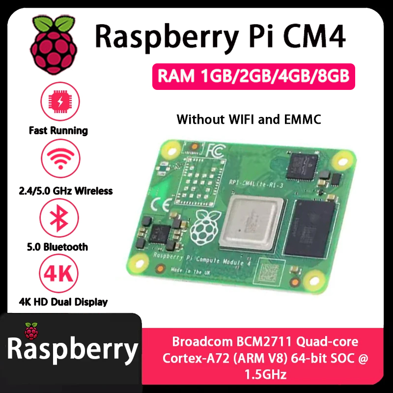 Raspberry Pi CM4 1GB/2GB/4GB/8 - Compute Module 4 32Gb Wifi reseña y precio