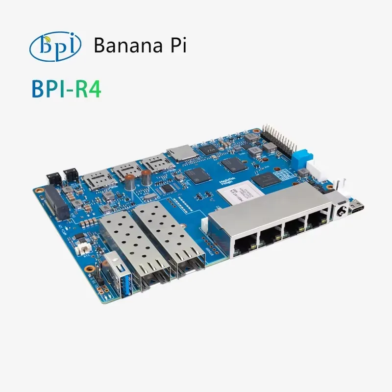Placa Router WiFi 7 Banana Pi  - Bananapi Bpi R4 Wifi 7 reseña y precio