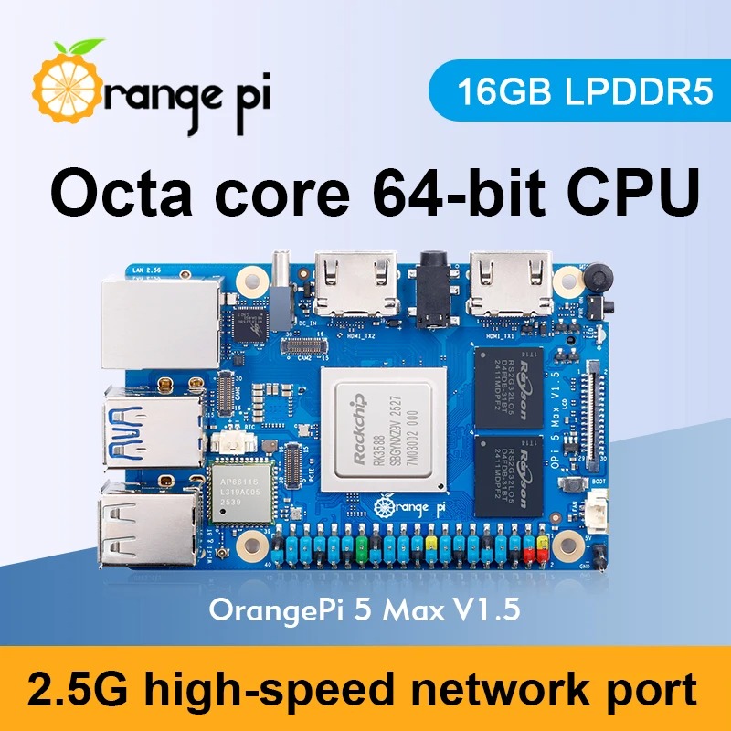 RoRuS Orange Pi 5 Max 16GB V1. - Rk3588 Mini Pc Board reseña y precio