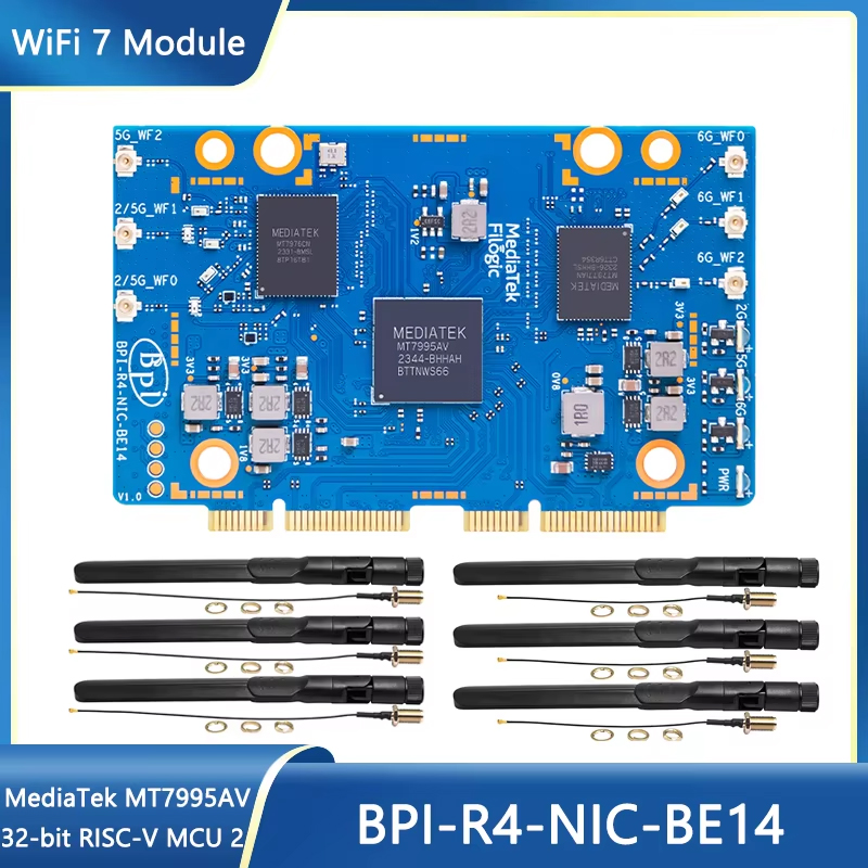 Módulo WiFi 7 Banana Pi BPI-R4 - Bananapi Bpi R4 Wifi 7 reseña y precio