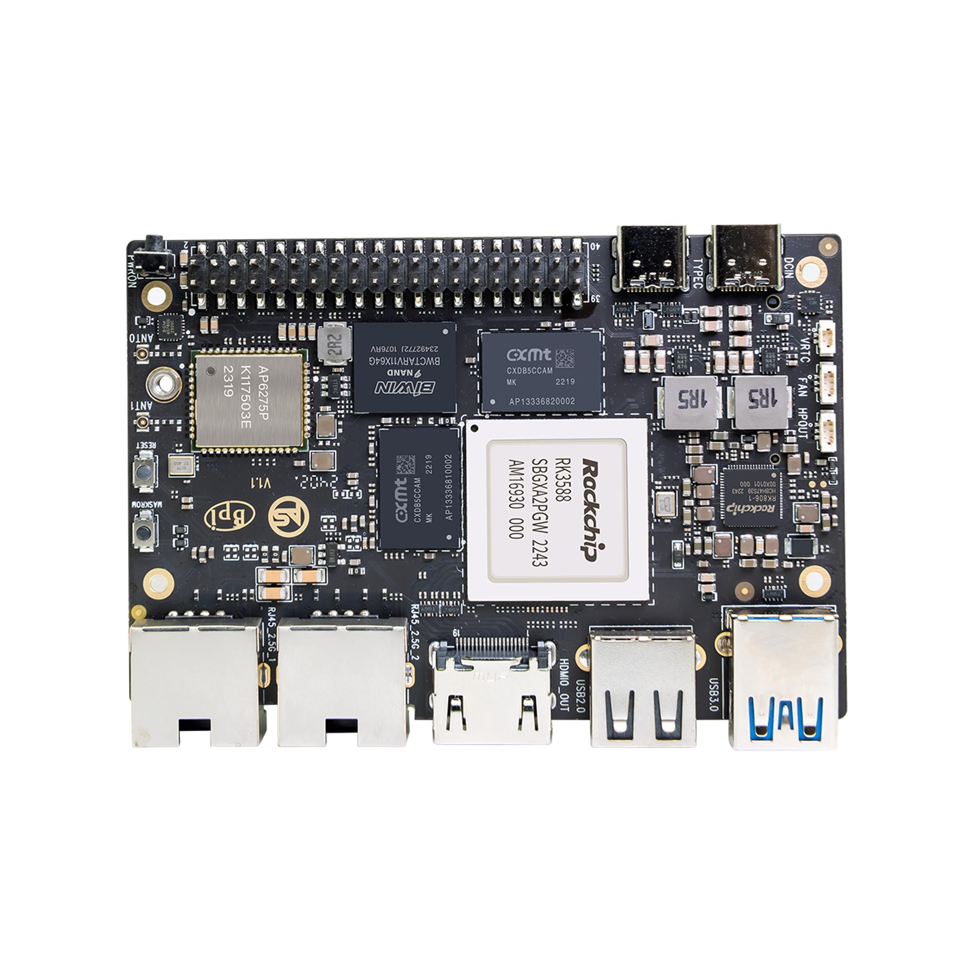 Banana Pi BPI-M7 RockChip RK35 - Banana Pi Bpi M7 Rk3588 reseña y precio