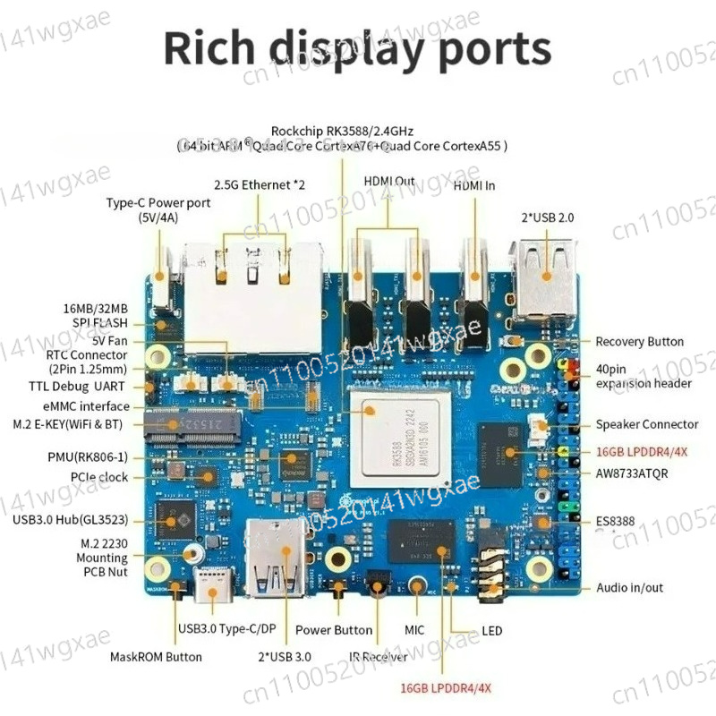 Orange Pi 5 Plus, 32GB RAM, RK - Orange Pi 5 Plus 32Gb reseña y precio